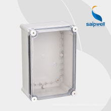 Saip impermeável / poeira IP66 pequenas caixas de plástico transparente com tampas (DS-AT-2819)